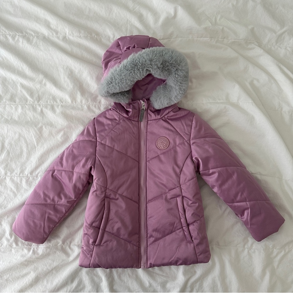 Gerry Weber Kids Puffer Jacket in Lavender and Gray